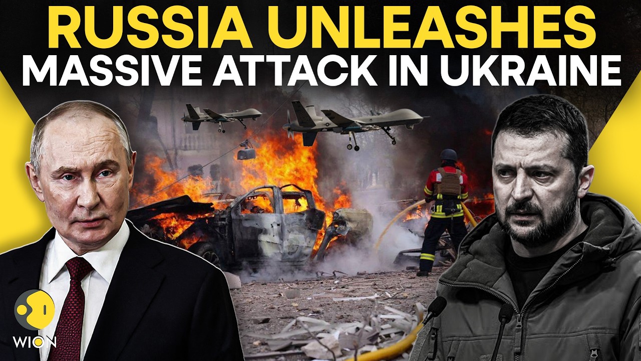 Russia-Ukraine War LIVE: Russia Unleashes Widespread Missile & Drone Attacks Across Ukraine | WION