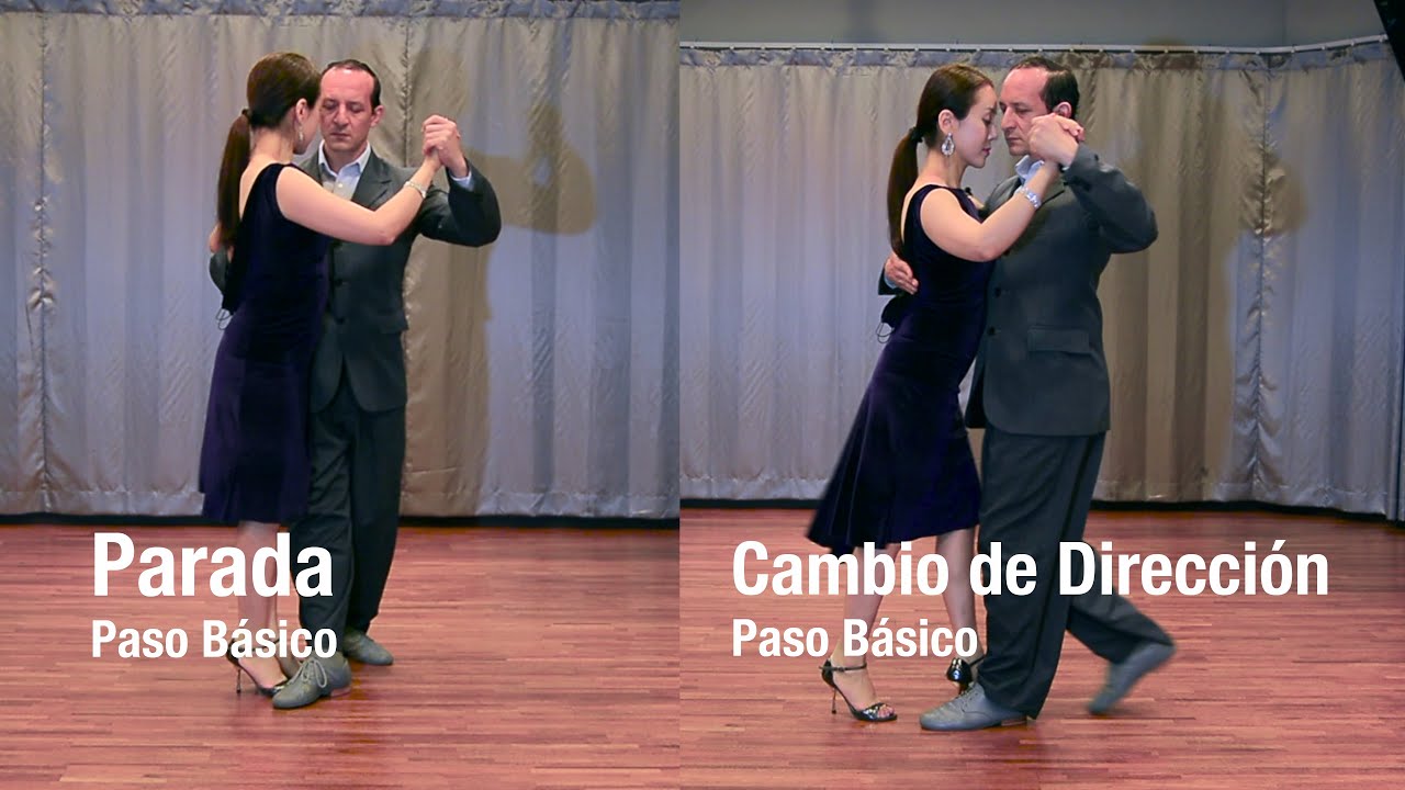 1분탱고 기초완성 6 / 멈춤과 전환 Parada y Cambio de Dirección, 기초스탭 및 자세 Paso Básico