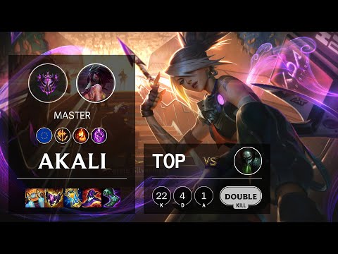 Akali Top vs Urgot - EUW Master Patch 11.24b