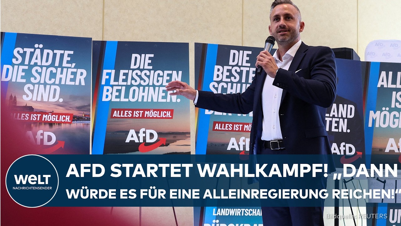 SACHSEN-ANHALT: AfD startet Wahlkampf! Remigration, Rundfunk und Co. – das steht im neuen Programm