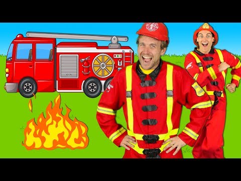 Firefighters Song for Kids - Fire Truck Song - Fire Trucks Rescue Team | Kids Songs