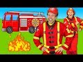 Firefighters Song for Kids - Fire Truck Song - Fire Trucks Rescue Team | Kids Songs