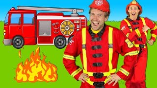 Firefighters Song for Kids - Fire Truck Song - Fire Trucks Rescue Team | Kids Songs