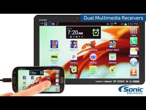 Dual DV1014BH 10.1" Touchscreen Stereo-video