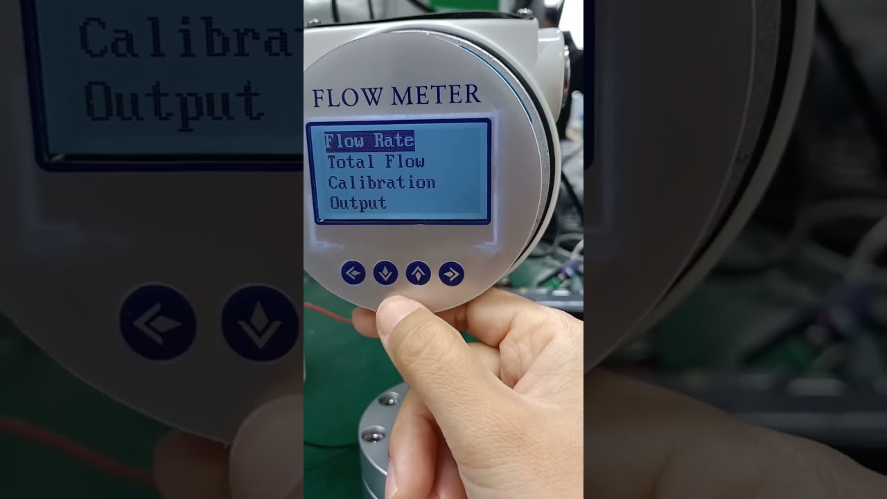 How to calibration 4~20 mA of gear flow meter