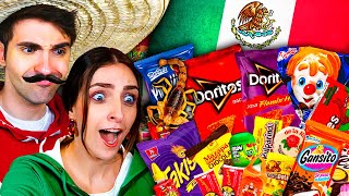 PROBANDO DULCES MEXICANOS con MI HERMANA !! 🌶️🔥🍬