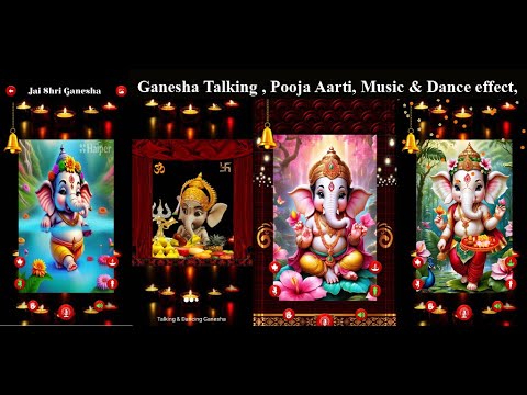 Talking Ganesha, Dance & Arti