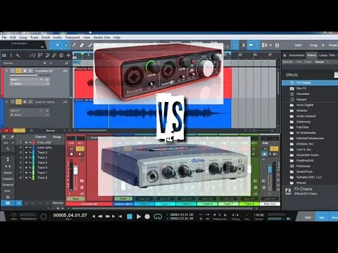 Focusrite 2i2 1st gen vs lexicon alpha