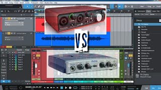Video thumbnail for Focusrite 2i2 1st gen vs lexicon alpha by amirul bakol gitar
