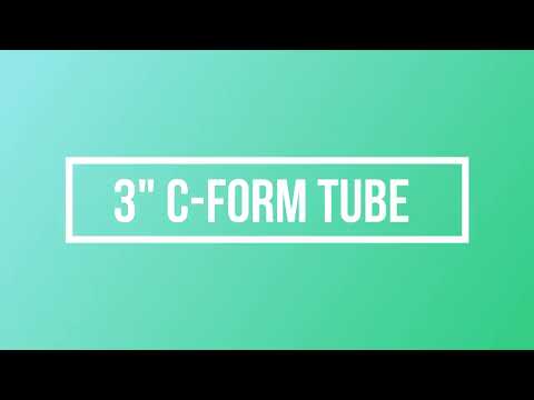 C Form Tube Hand Cast with Tips for Use