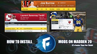 How To Install Franchise & Gameplay Mods On Madden 20 (It's Easier Than You'd Think) (PC Only)