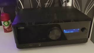 Video thumbnail for YAMAHA RX V4A 5 2 Channel AV Receiver Review, Sounds great and compatible with previous model by ITR Reviews