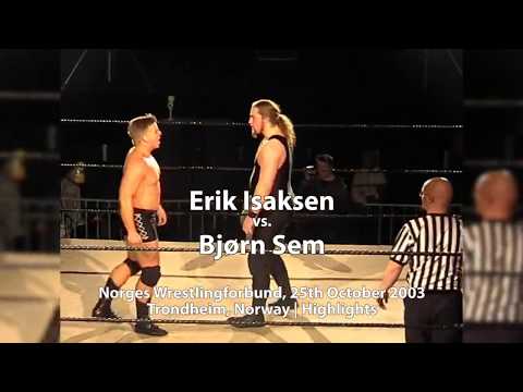 Erik Isaksen vs. Bjørn Sem for the Norwegian Championship in 2003 (clips) | Pro-wrestling in Europe