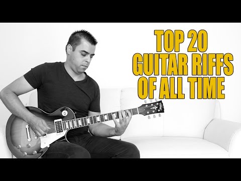 TOP 20 Guitar Riffs of ALL TIME