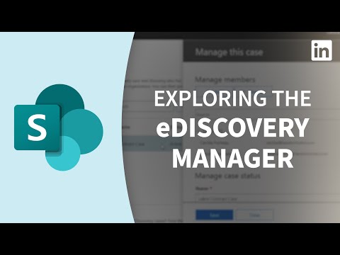 SharePoint 教程 - 探索eDiscovery管理器 (SharePoint Tutorial - Explore the eDiscovery Manager)