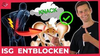 ISG Blockade lösen - Diese Übungen helfen garantiert