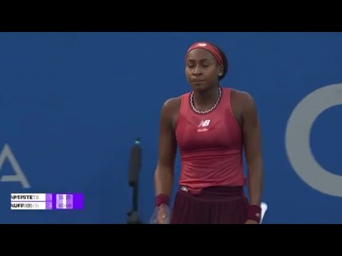 Too fast Too good Coco Gauff 🇺🇸 Vs Hailey Baptiste 🇺🇸 Live Tennis Coverage WTA D.C.