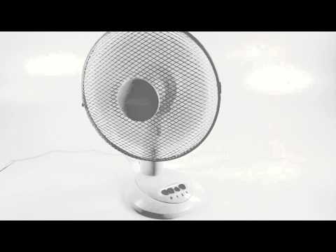 Ventiliatorius Mesko | Fan | MS 7309 | Table Fan | Juodas | Diameter 30 cm | Greičių skaičius 3 | Oscillation | 40 W video