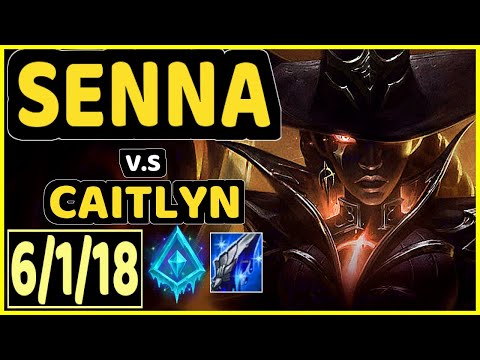 UCAL (SENNA) vs CAITLYN - 6/1/18 KDA BOTTOM ADC CHALLENGER GAMEPLAY - KR