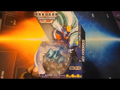 NEW BAKUGAN EVOLUTIONS PLATINUM SERIES AQUOS NEO HYDOROUS UNBOXING!