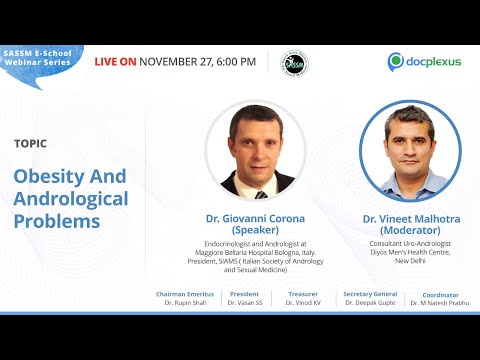 SASSM International E-School Webinar Series: Obesity And Andrological Problems