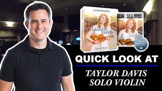 Video thumbnail for Taylor Davis Solo Violin Walkthrough with Mike Patti by Cinesamples