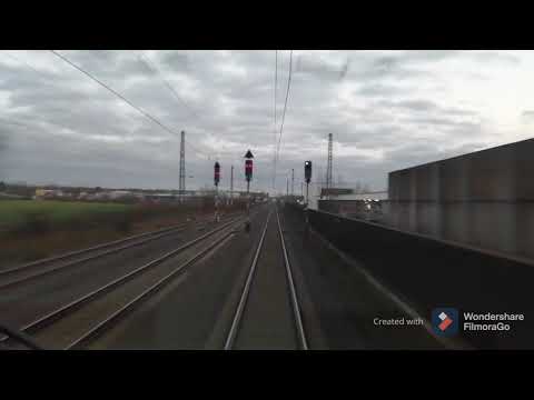 Führerstandsmitfahrt Im RE4 von DB Regio Karlsruhe Hbf nach Graben-Neudorf