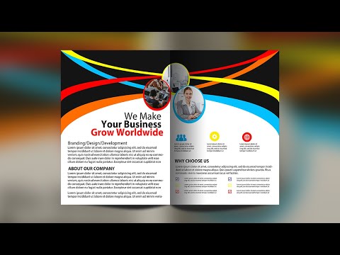How to Design Bi Fold Brochure in Photoshop cc Tutorial Create a Bi Fold Brochure Vertex Graphic