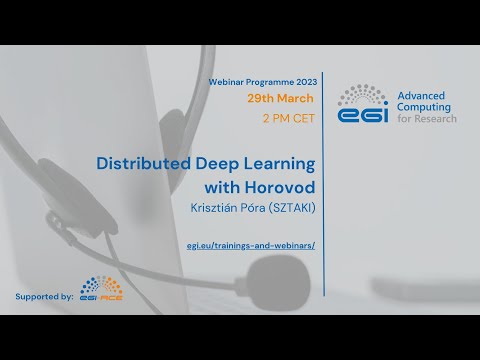20230329_Webinar: Distributed Deep Learning with Horovod