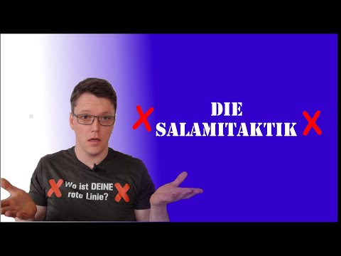Die Salamitaktik - Scheibchenweise in die Diktatur?