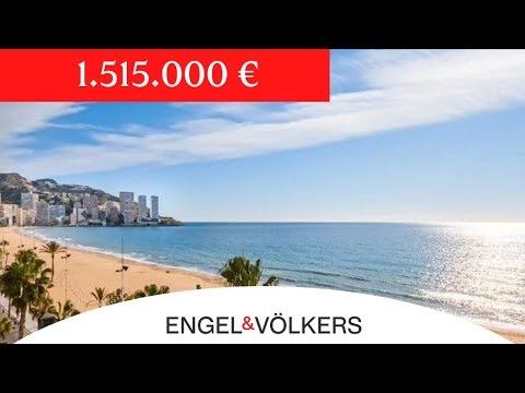 EXCLUSIVE LUXURY APARTMENT ON FIRST LINE OF THE BEACH IN BENIDORM | E&V ID: W-02KQOU