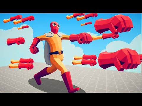 SERIOUS PUNCH of SAITAMA ( ONE PUNCH MAN ) VS EVERY UNIT | TABS - Totally Accurate Battle Simulator