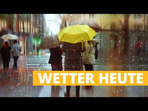 Wetter heute: Regenschirm im Dauereinsatz
