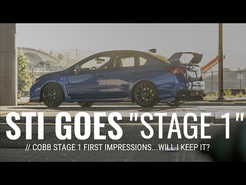 COBB STAGE 1 | 🤔 EHH FIRST IMPRESSIONS | 2019 SUBARU WRX STI/2018 TYPE-RA
