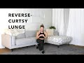 Reverse-Curtsy Lunge