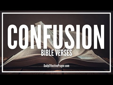 Bible Verses On Confusion | Scriptures For Confusion (Audio Bible) Video