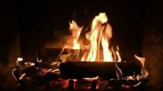 ✝ INSPIRED ✝  Old Gospel Favorites with crackling fireplace scene ♪ ♫