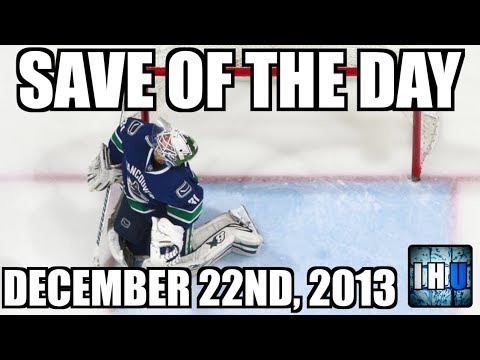 Eddie Lack save vs Winnipeg Jets | NHL SAVE OF THE DAY (December 22nd, 2013)
