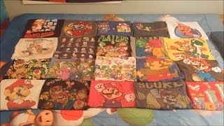 My Super Mario T Shirt Collection