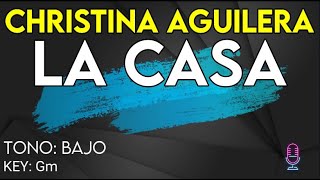 Christina Aguilera - Casa De Mi Padre - Karaoke Instrumental - Bajo