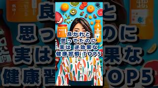 【みんなやってる】逆効果の健康習慣TOP5 #健康 #健康習慣 #雑学 #shorts