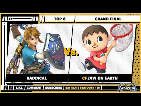 Bay State Beatdown 169 - Grand Final - kaddical (Link) VS JAVI ON EARTH (Villager) - SSBU Singles