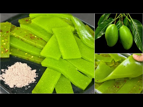 রোদে দেওয়ার ঝামেলা ছাড়াই কাঁচা আমের টক-ঝাল-মিষ্টি আমসত্ত্ব