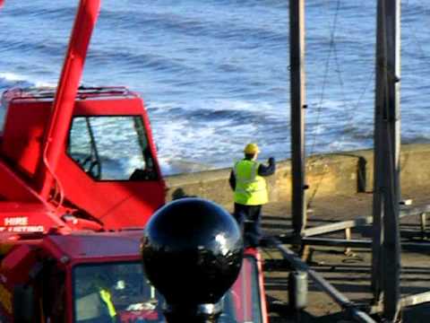 Jungle River Being Taken Down Bridlington East Riding Of Yorkshire
