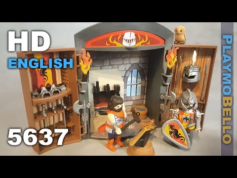 (2015) Playmobil 5637 Dragon Knights Blacksmith Workshop (Playmobil set REVIEW)