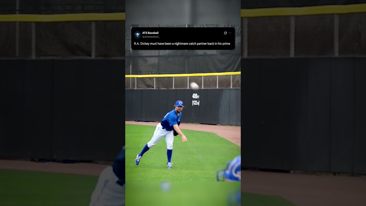 R.A. Dickey’s knuckleball was untouchable back in his prime🔥