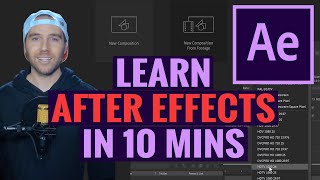 Learn AFTER EFFECTS In 10 Mins For Beginners