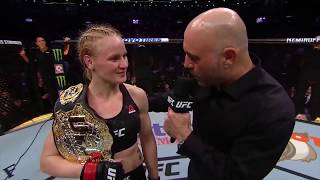 UFC 231 Валентиа Шевченко слова после боя