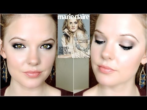 DREW BARRYMORE Makeup Tutorial (Marie Claire) Video