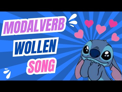 Das Modalverb WOLLEN Lied | German modal verb TO WANT conjugation song
